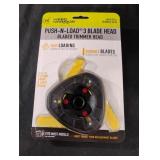 Push-N-Load 3 Blade Head Bladed Trimmer Head