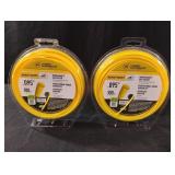 .095 x 100ft weed eater string. 2 rolls