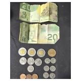 Group of Canadian Money 1970