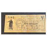 Copy of Civil War-era 1862 Texas Treasury Warrant