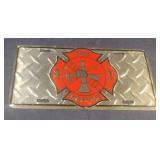 Fire and Rescue license plate