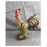 Ceramic farmhouse rooster statue