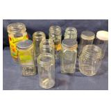 Glass jars