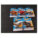 Hotwheels. New packaged. 5 total