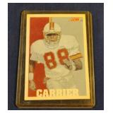 Currier Score91 football card