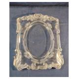 Vintage Mikasa Princess crystal glass picture