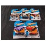Hotwheels. New packaged. 5 total