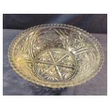 Vintage Anchor Hocking Stars and Bars Clear