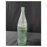 vintage green glass Coca-Cola bottle 1 pt 10 oz