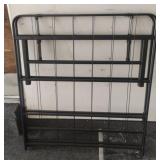 Metal foldable twin size cot with mattress