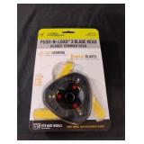 Push-N-Load 3 Blade Head Bladed Trimmer Head