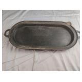 Vintage Gate Mark Cast iron Griddle #7 Oval