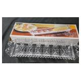 vintage Fifth Avenue Crystal Portico 12" footed