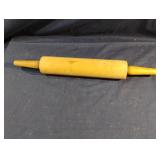 Wood rolling pin 16 1/2" long