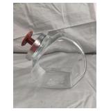 Vintage-style candy jar with lid