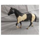 Vintage Bryer Tobiano Black & White Pinto Stock
