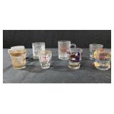 Assorted shot glasses,  Vegas, Tennessee,  st