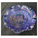 vintage Imperial Glass Carnival Glass Bowl