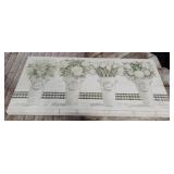 Textured wall artwork by Cindy Jacobs 40 x 20