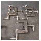 3 Way C-Clamp Twisting Woodwork Adjustable. 3