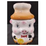 Vintage Chef Pig Cookie Jar