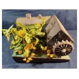 Vintage 1982 TMC USA ceramic water wheel music