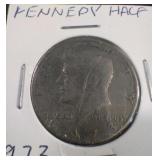 1973 Kennedy half dollar