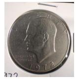1972 United States Eisenhower dollar coin
