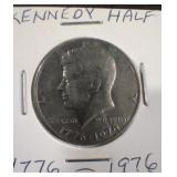 Kennedy Bicentennial 1776-1976 half dollar