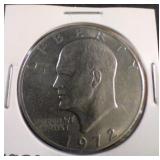 1972 United States Eisenhower dollar coin