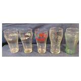 Coca-Cola collectors glasses