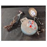 Cordomatic shop light and a clip light