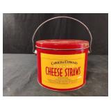 Carolina Cupboard Cheddar Cheese Straws metal tin