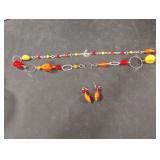 Necklace and earring set
