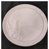 Vintage Frankoma Pottery "Joy To The World"