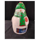 Walkers Musical Snowman Cookie Jar