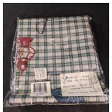 Fishing theme shower curtain