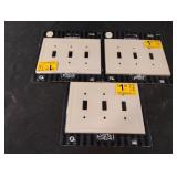 Somerset Collection 3-Gang Sand Triple Toggle