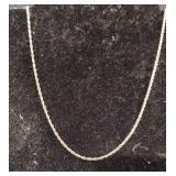 Gold tone 20" necklace
