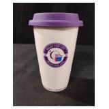Relay For Life ceramic coffee mug with silicone