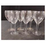Riekes Crisa Handblown Crystal Set of 6 wine