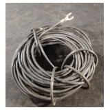 14 AWG black coated wire