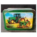 John Deere metal tin