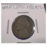 1943S Wartime Nickel 35% silver