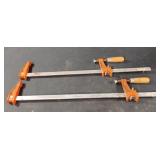 Set of 2 bar clamps