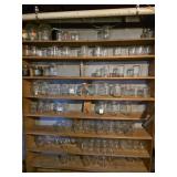 Large lot of assorted Canning jars