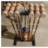 Vintage croquet set