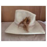 VTG Ranch Western Wear straw Cowboy Hat.