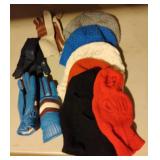 Toboggans and gloves