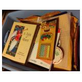 Craft supplies and hand towels